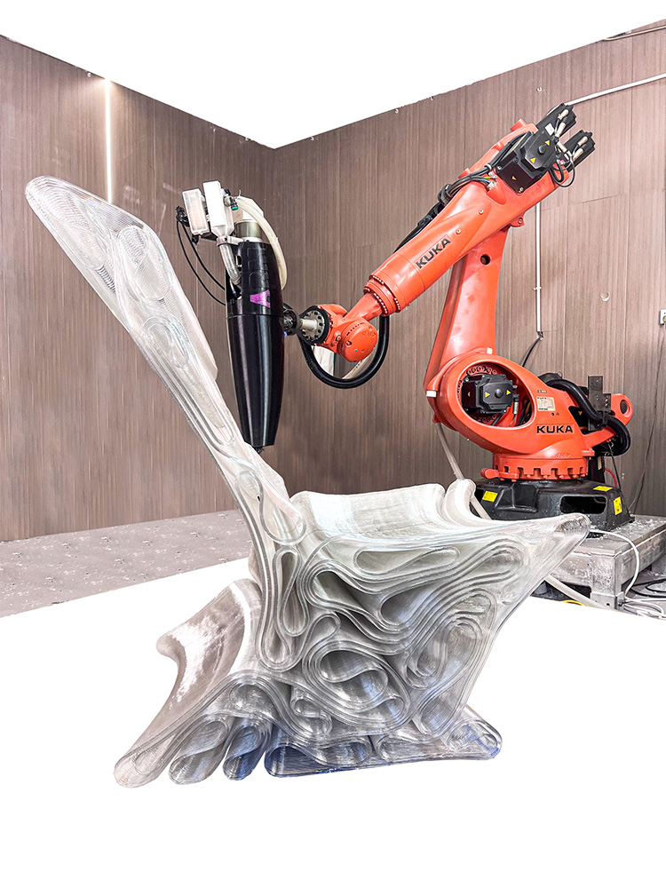 Designers Print Eco-Friendly Chair from PETG