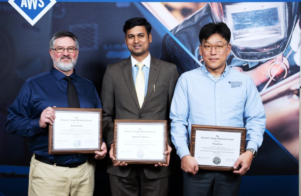 ORNL Researchers Recognized for Advancements in Jet Engine Repairs