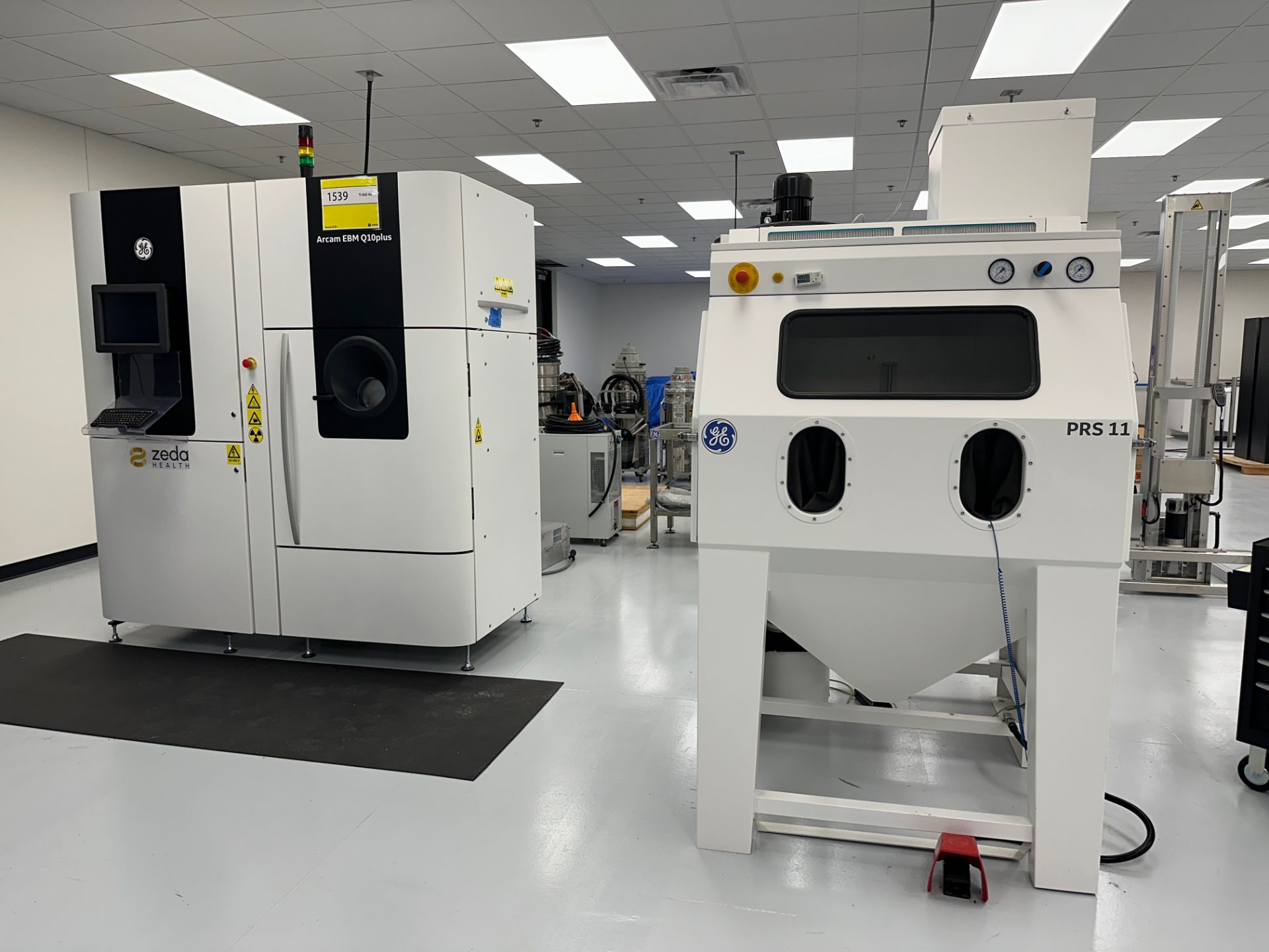 GE Additive Arcam EBM Q10plus & PRS11 Powder Recovery Station