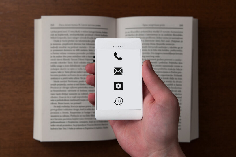 Minimalist 3D Printed Phone with E-Ink Display Unveiled