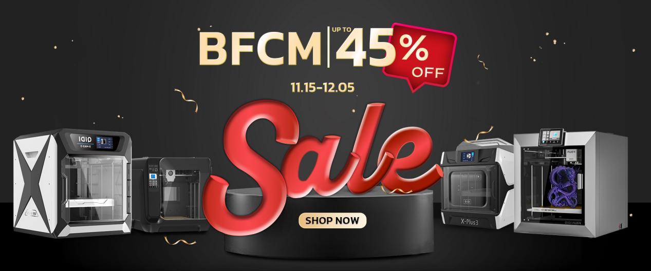 QIDI Tech’s Black Friday Sale - Up to 45% OFF 