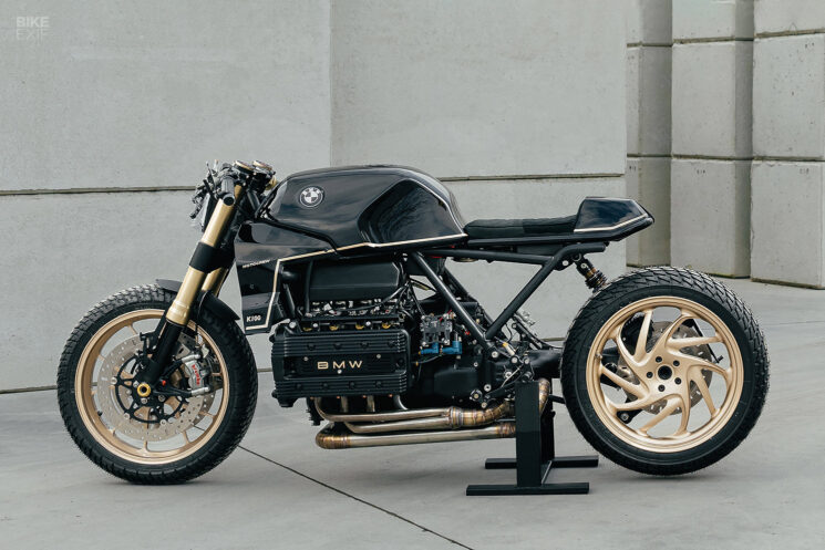 BMW K100 Café Racer Customized with 3D Printing