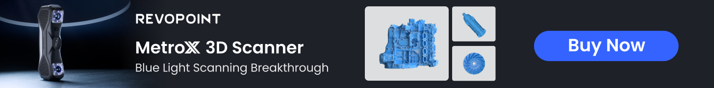 Revopoint MetroX: Blue Laser Line and Full-field Structured Light 3D Scanner