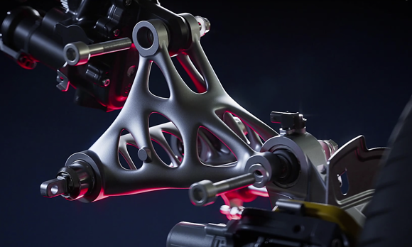 3D printed upper wishbones