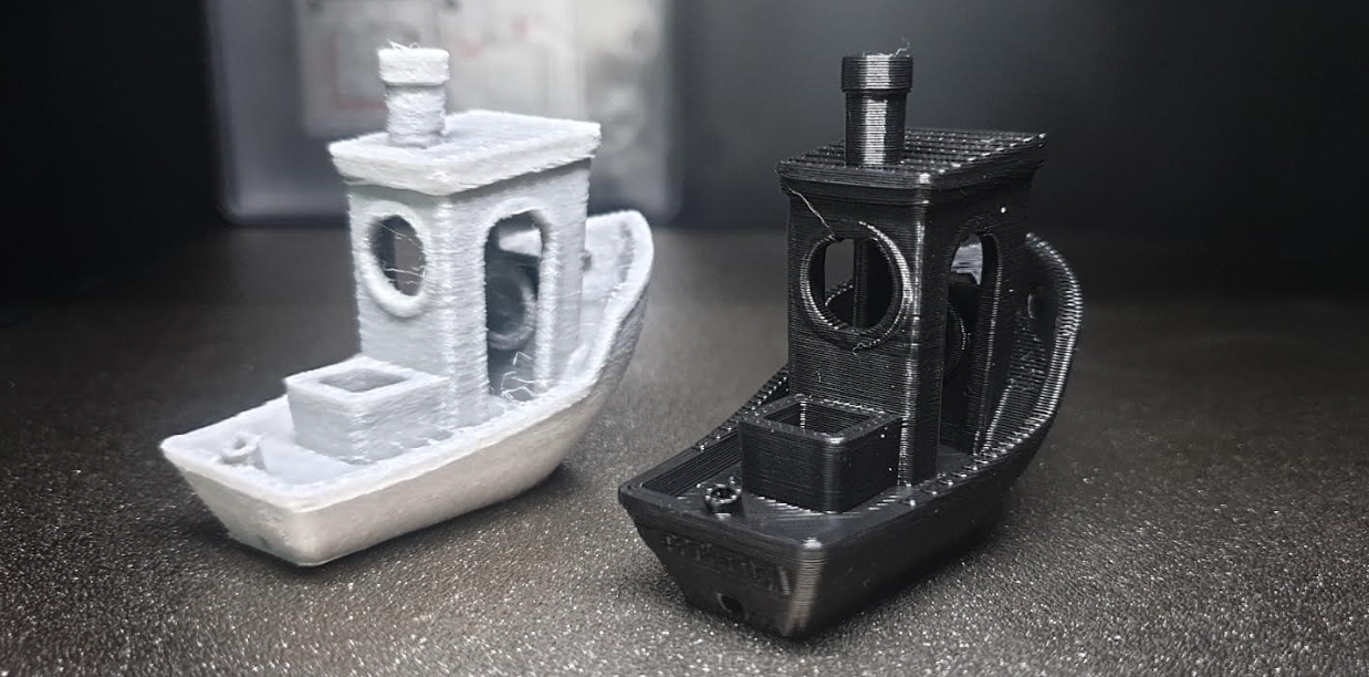 Side by side Benchys.
