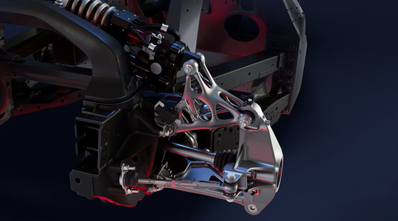 F80’s independent suspension system