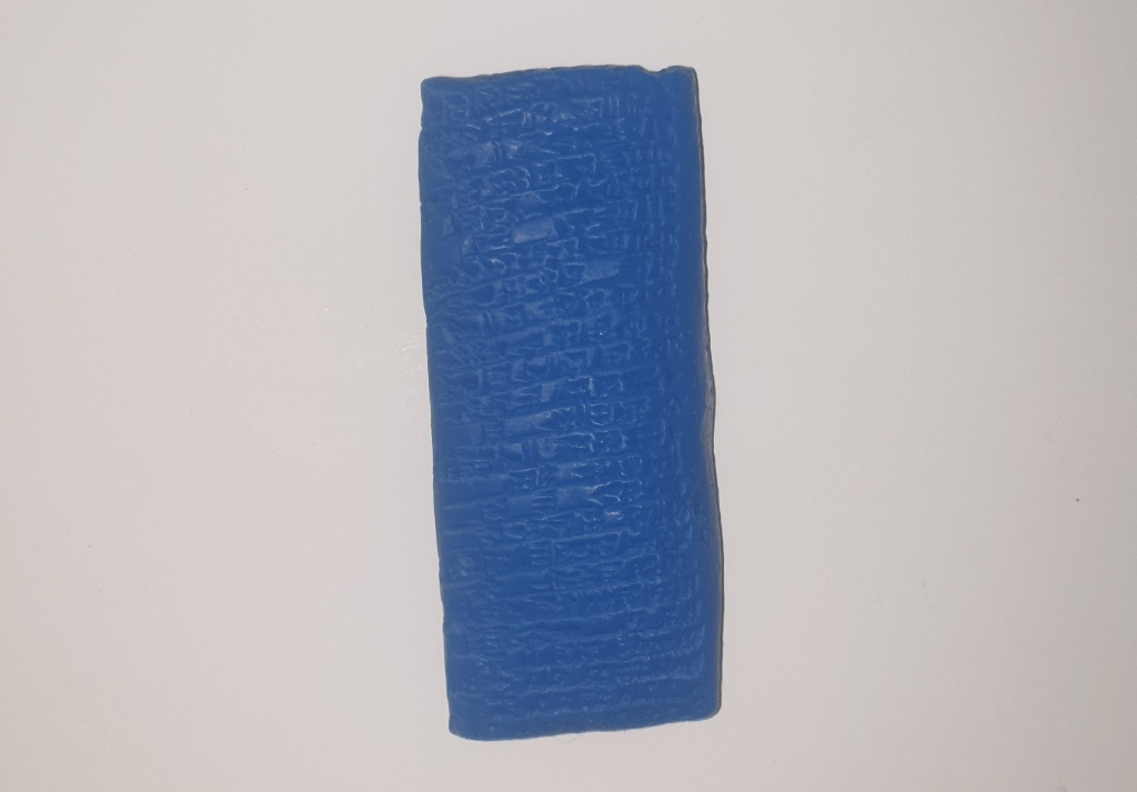 printed with water washable resin